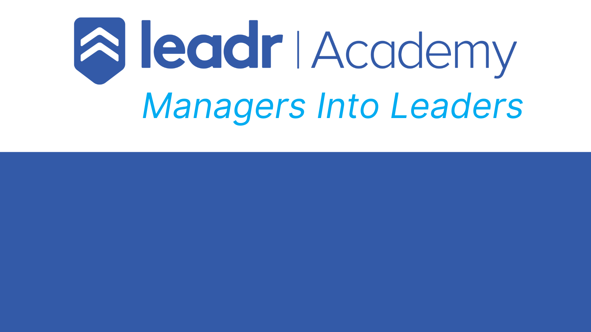 Leadr Academy Header