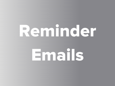 Upcoming Week Reminder Emails