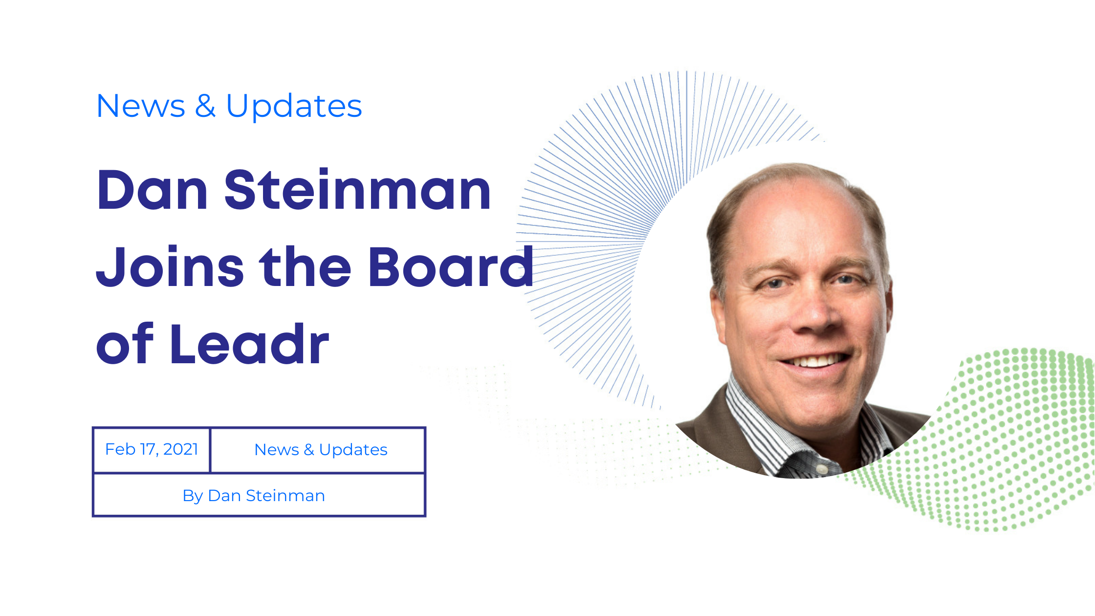 Dan Steinman Joins Board of Leadr.png