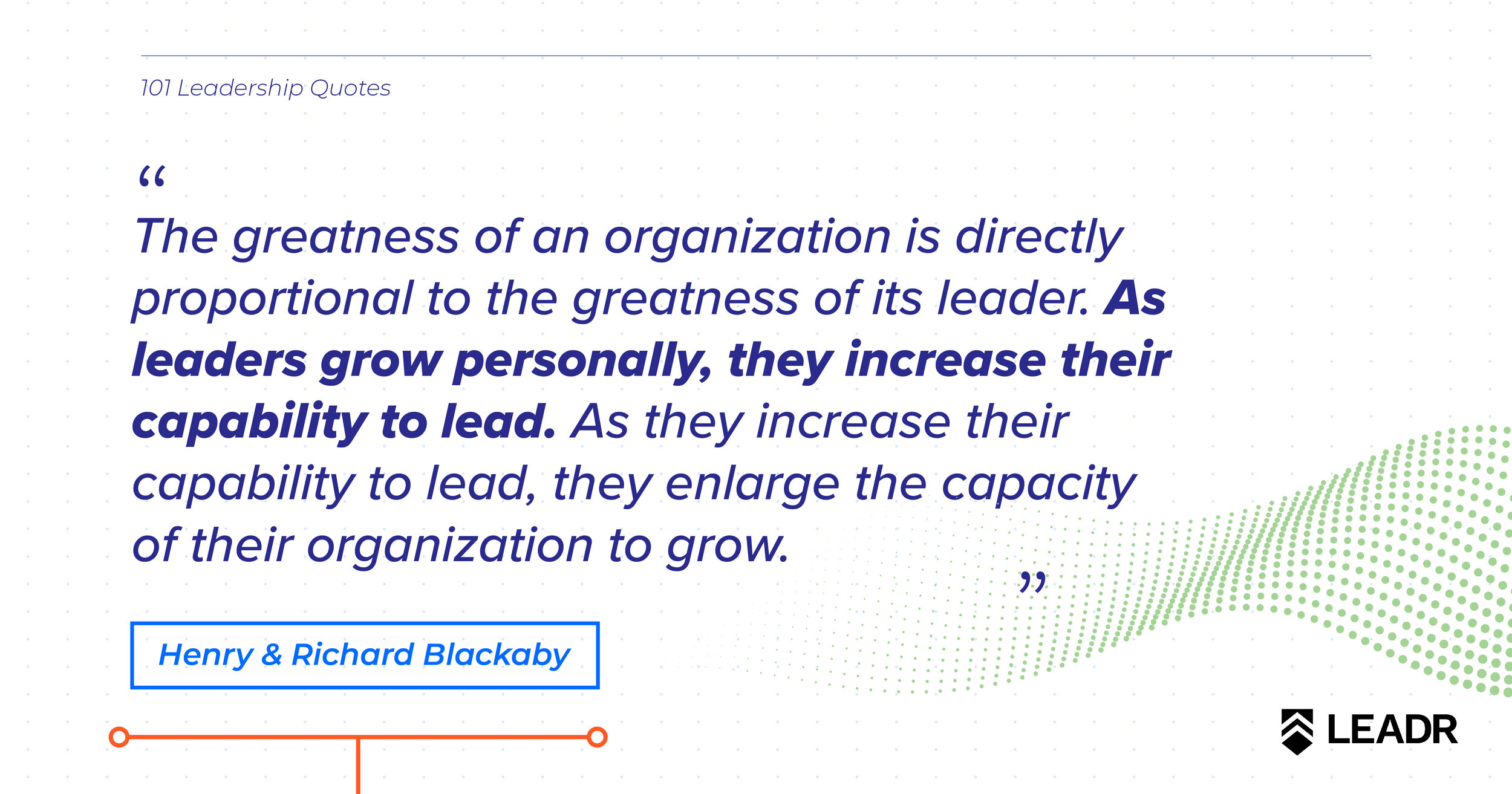 Royalty free downloadable leadership quotes - Henry & Richard Blackaby