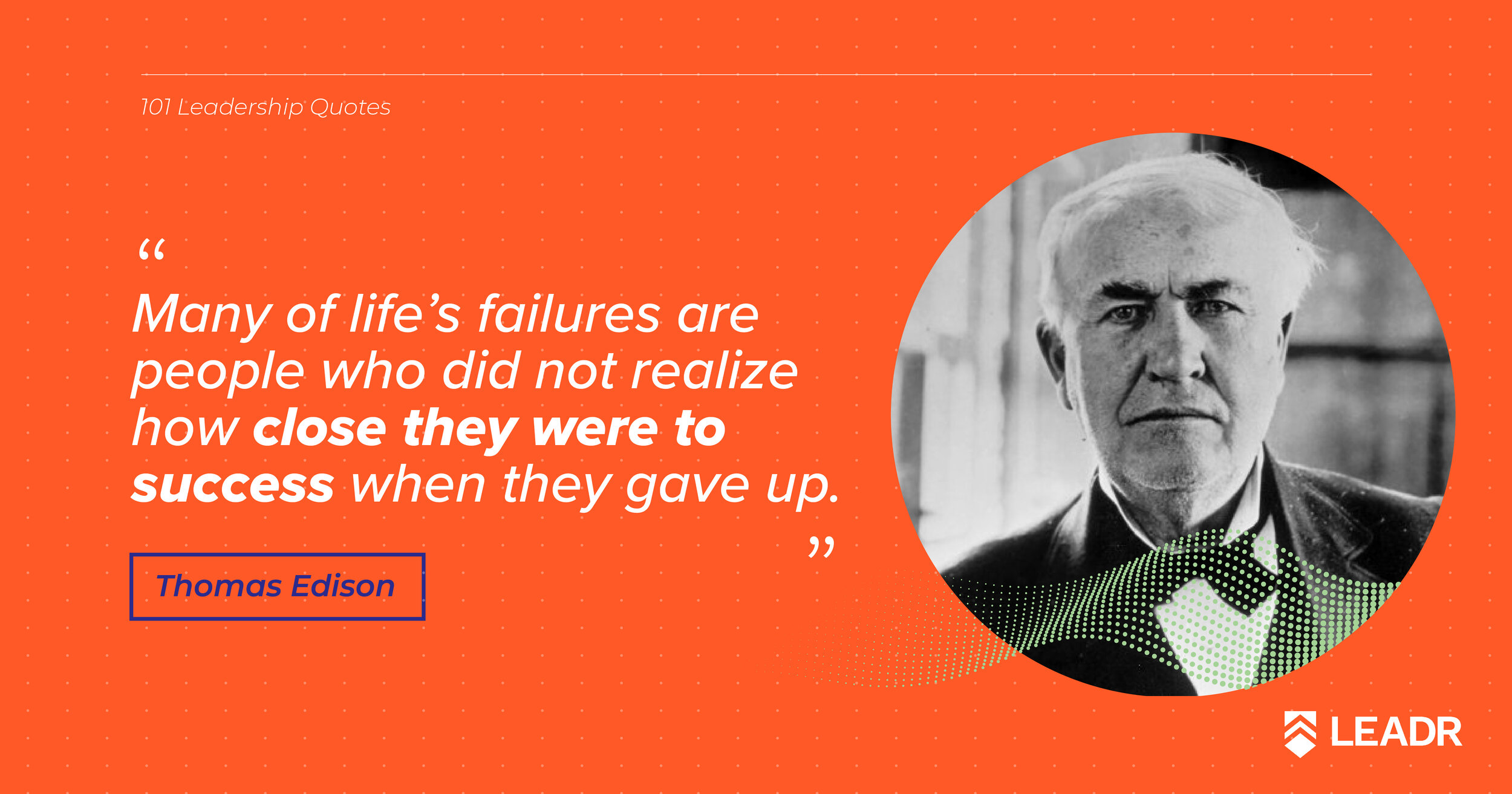 Royalty free downloadable leadership quotes - Thomas Edison