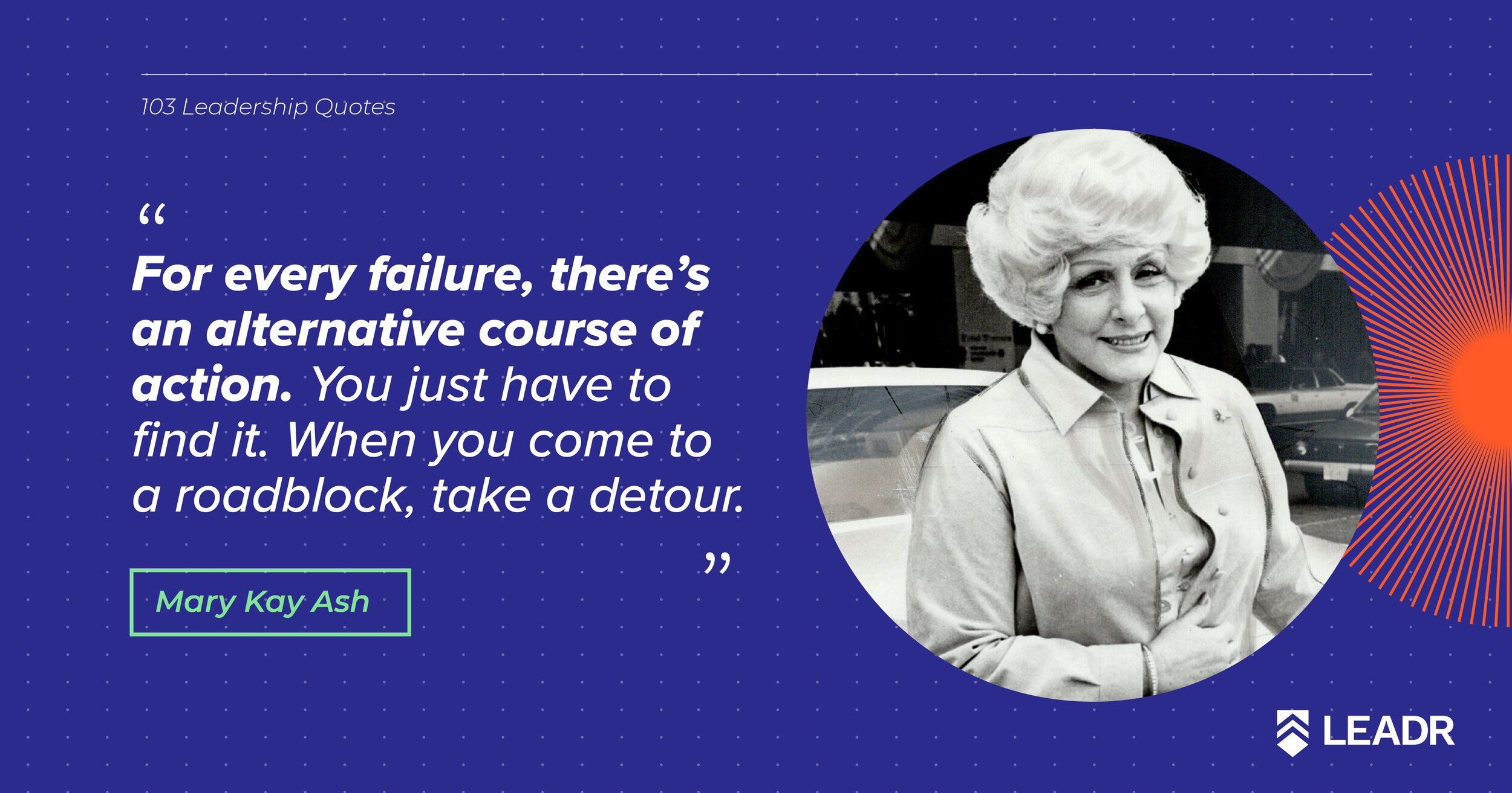 Royalty free downloadable leadership quotes - Mary Kay Ash