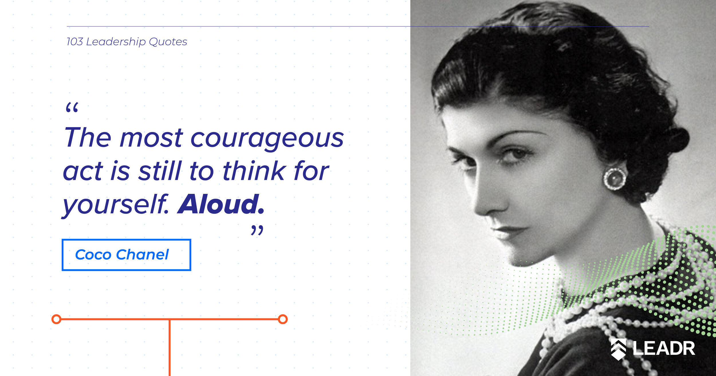 Royalty free downloadable leadership quotes - Coco Chanel