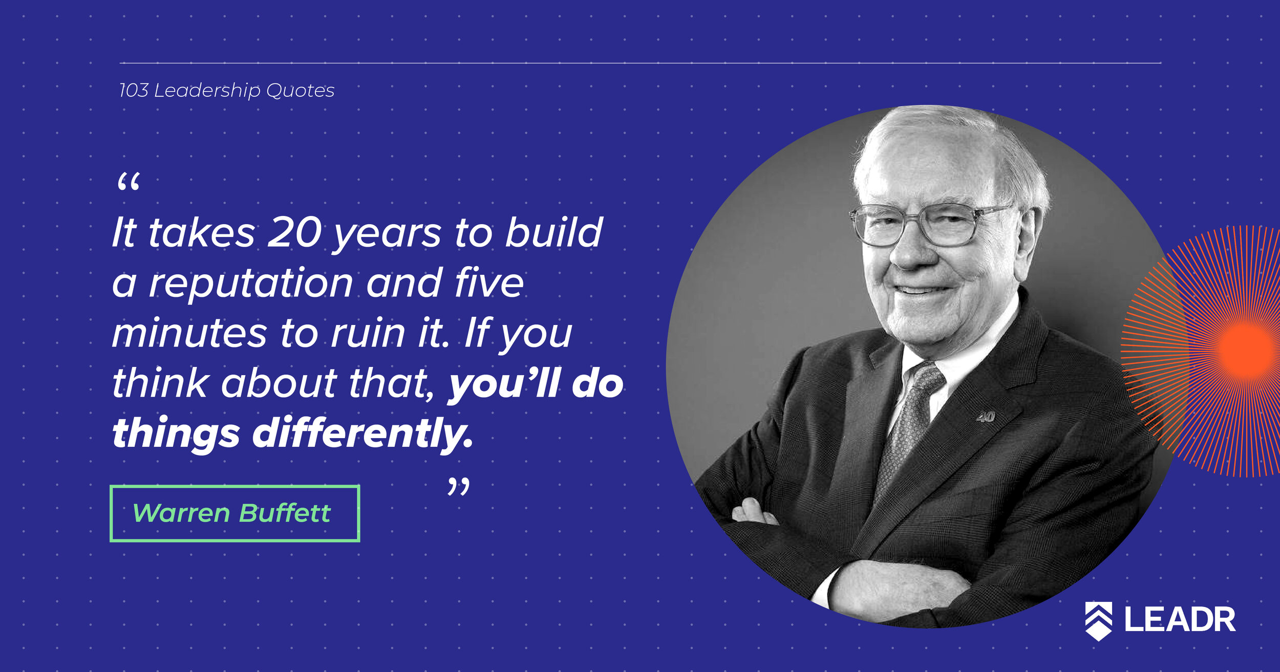 warren buffett quotes on leadership