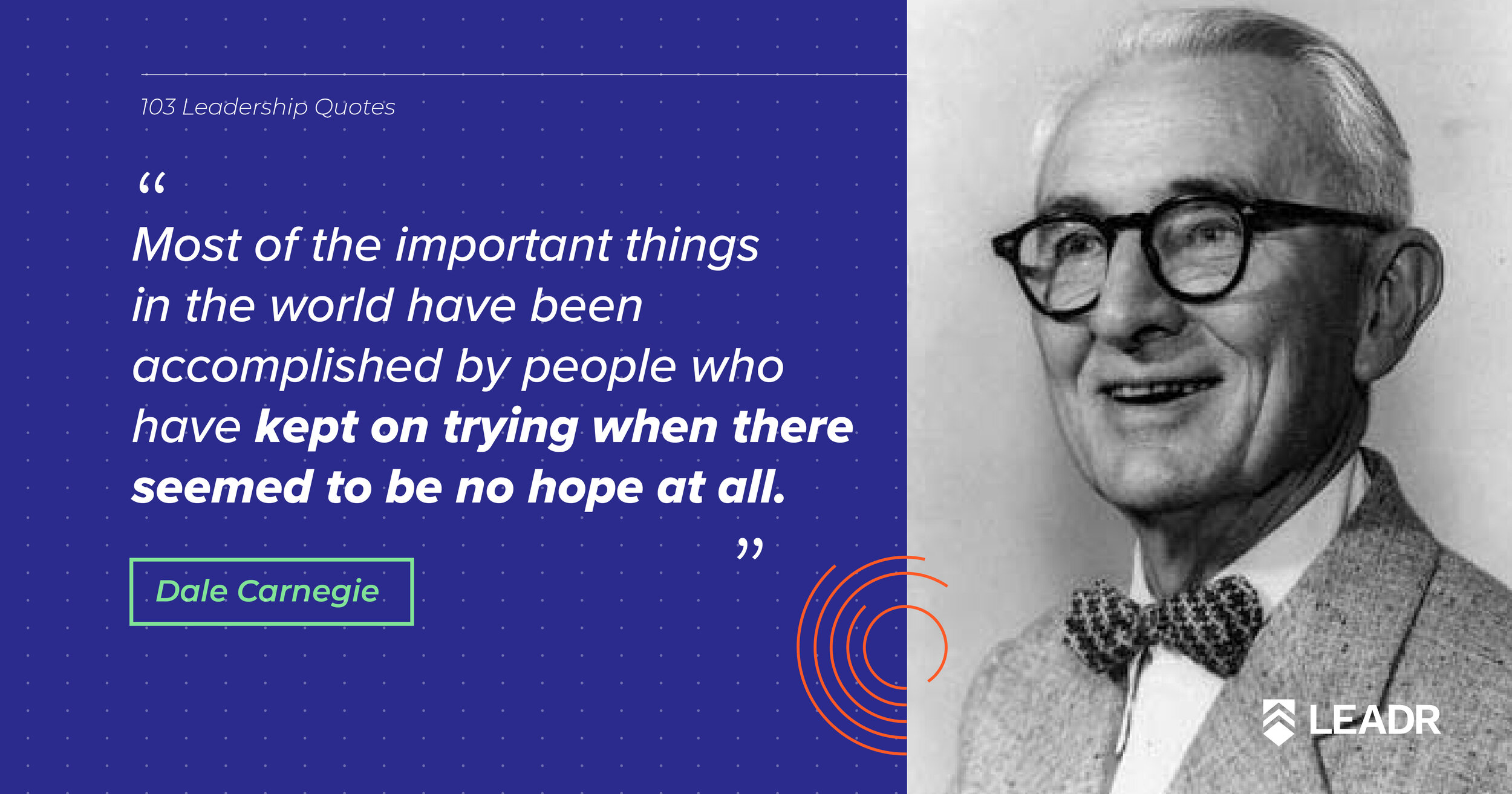 dale carnegie quotes on leadership