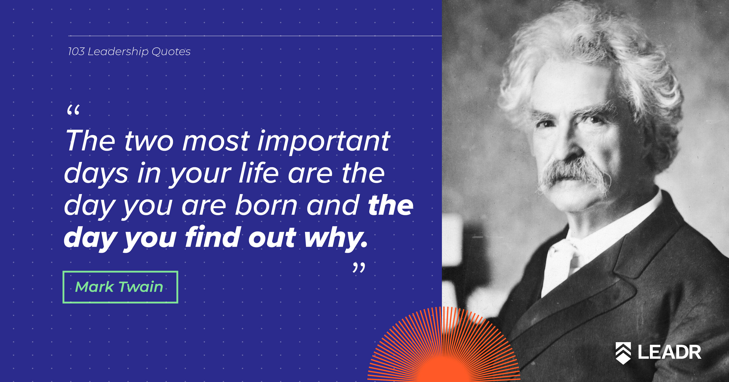 Royalty free downloadable leadership quotes - Mark Twain