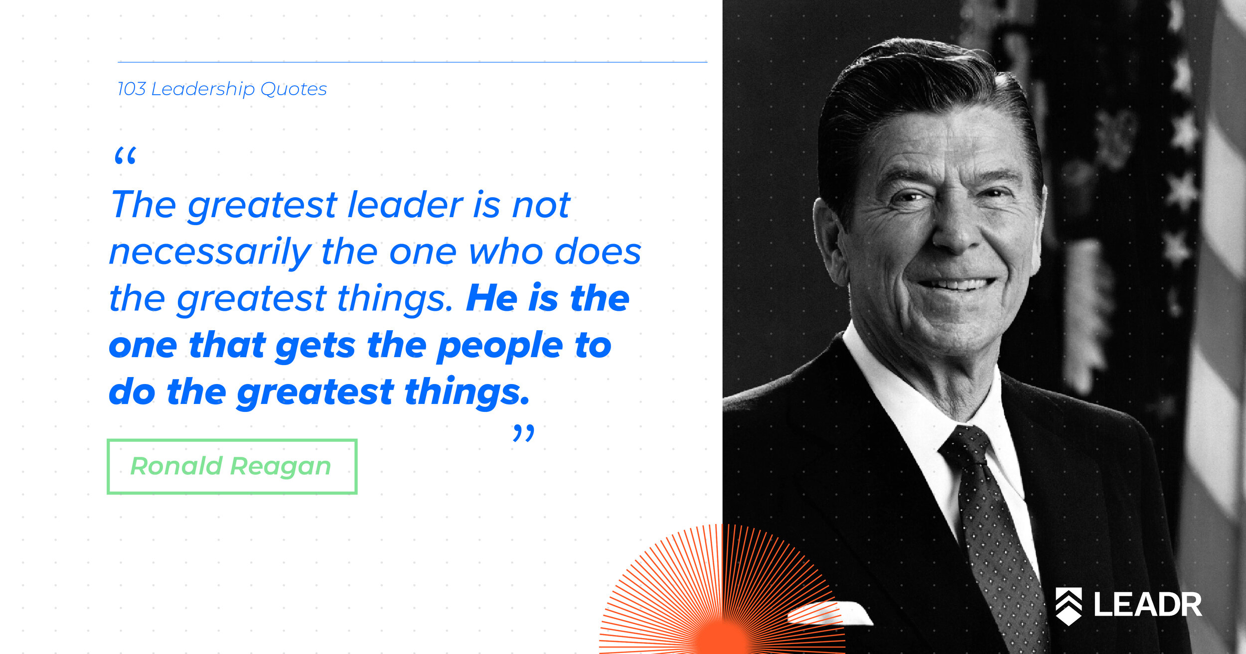 Royalty free downloadable leadership quotes - Ronald Reagan