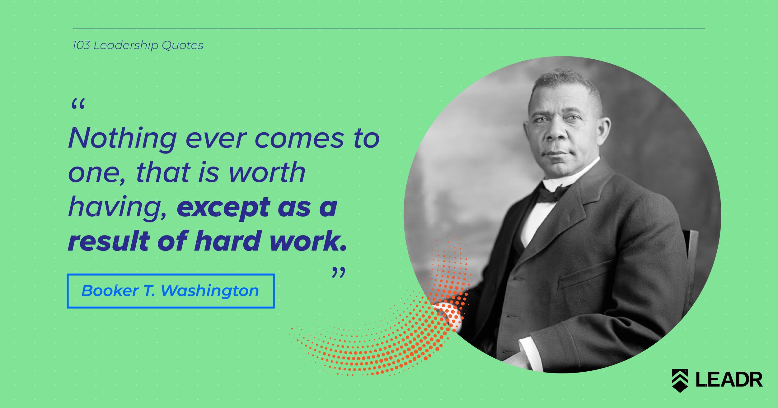 INSPIRATIONAL QUOTE: Booker T. Washington