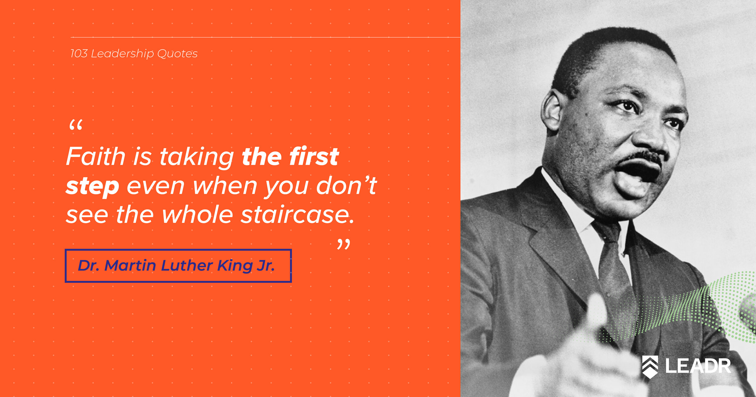 Royalty free downloadable leadership quotes - Dr. Martin Luther King Jr.