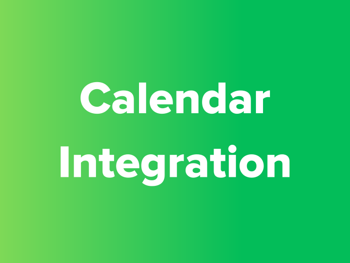 Calendar integration you can count on